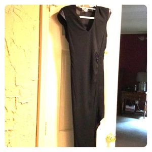 Helmut Lang Designer black tie dress